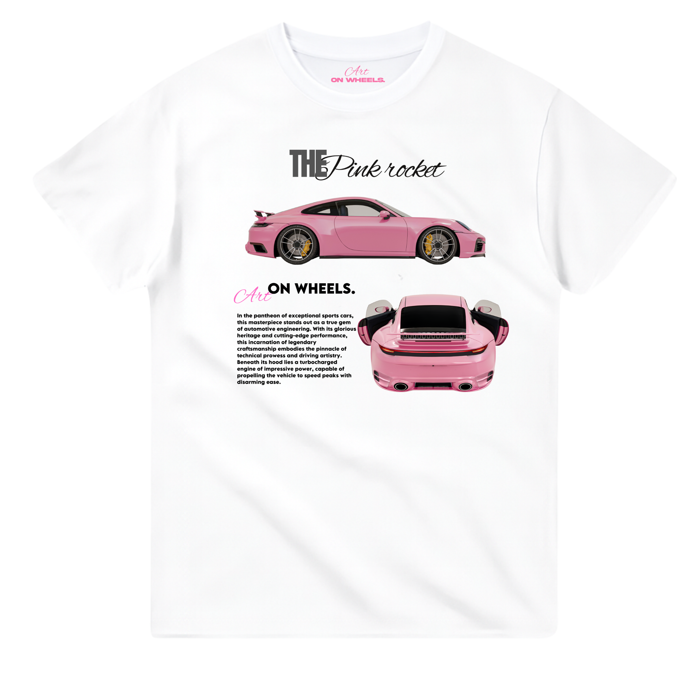 Pink rocket tee