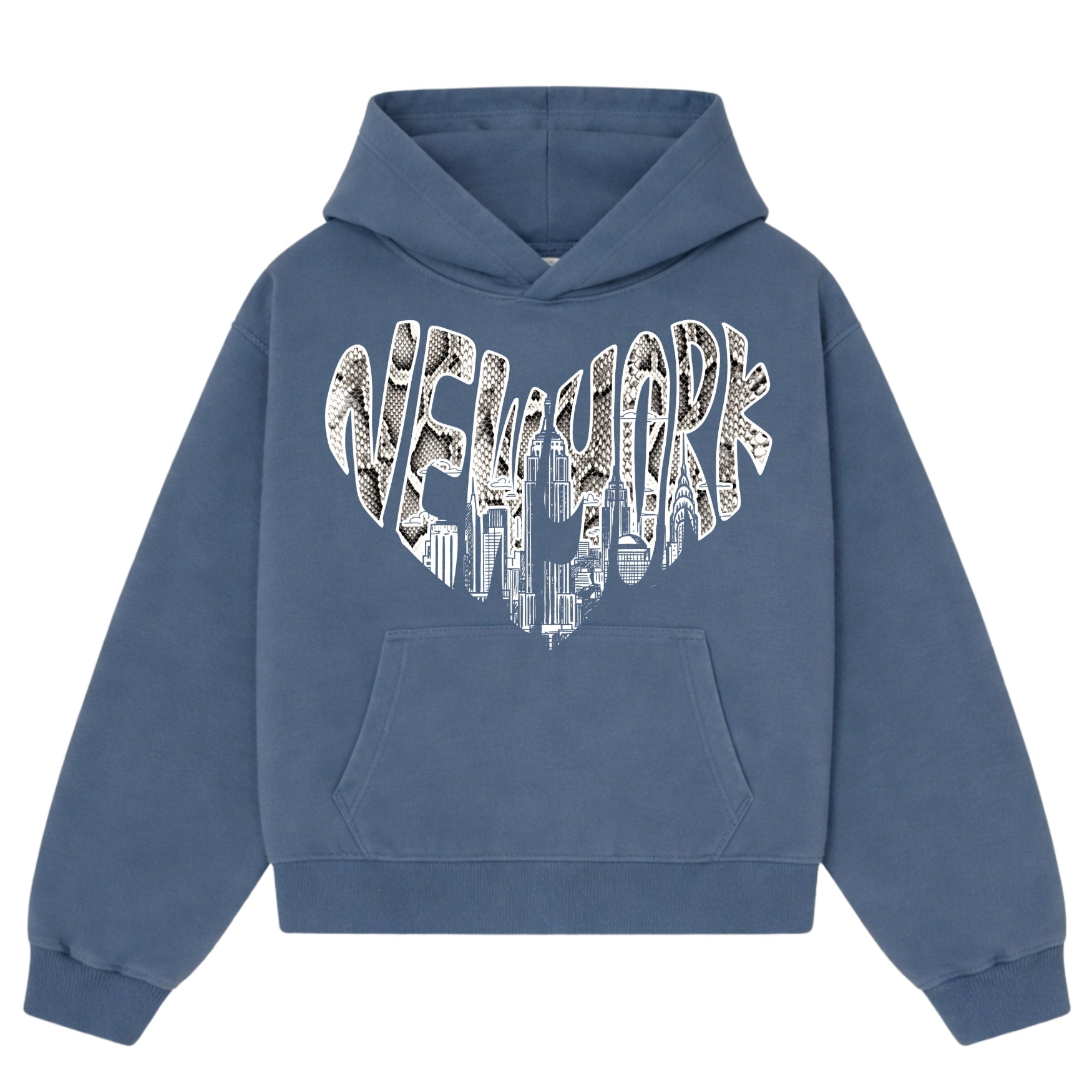 Blue Python Love Hoodie