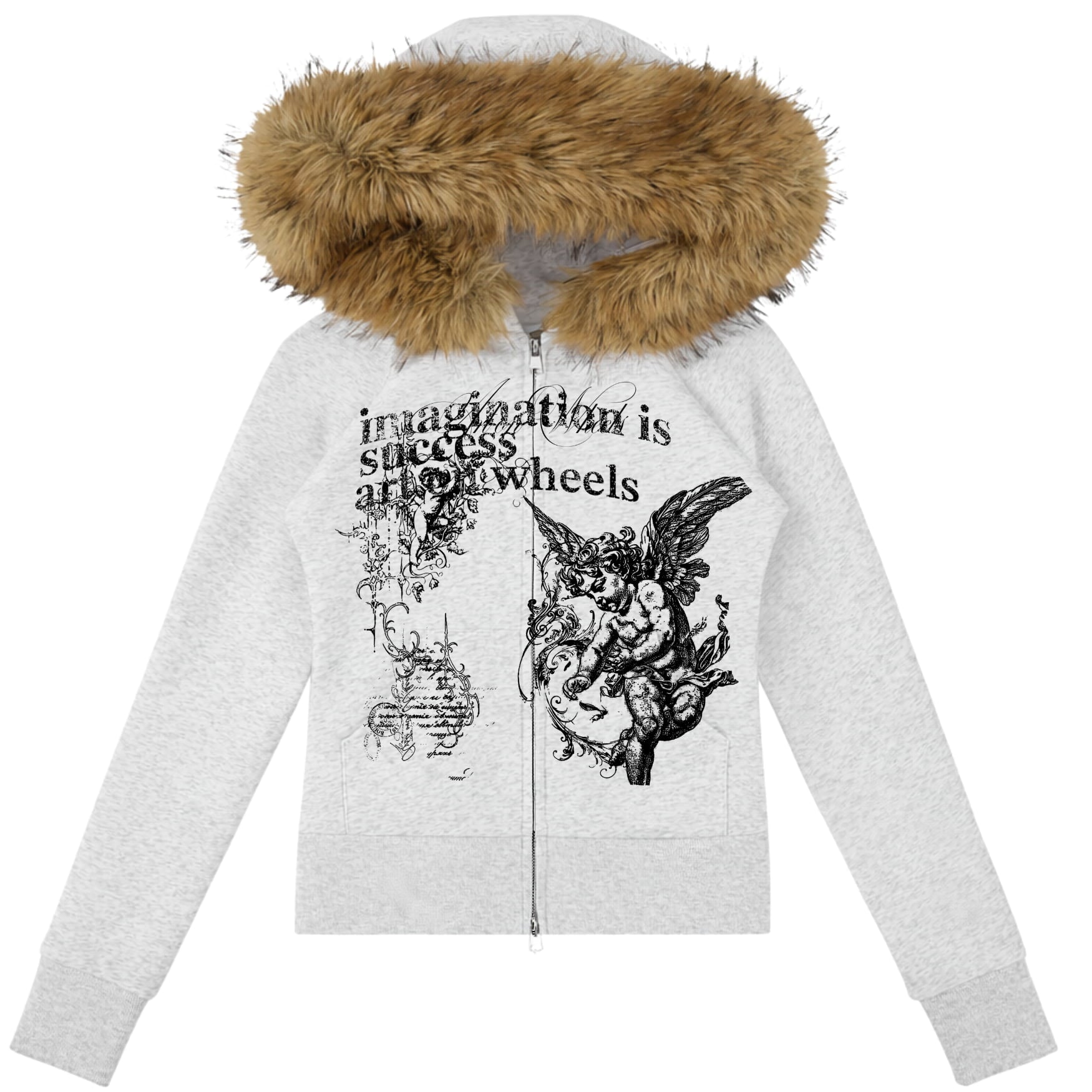 Nocturne Slim Faux Fur Hoodie