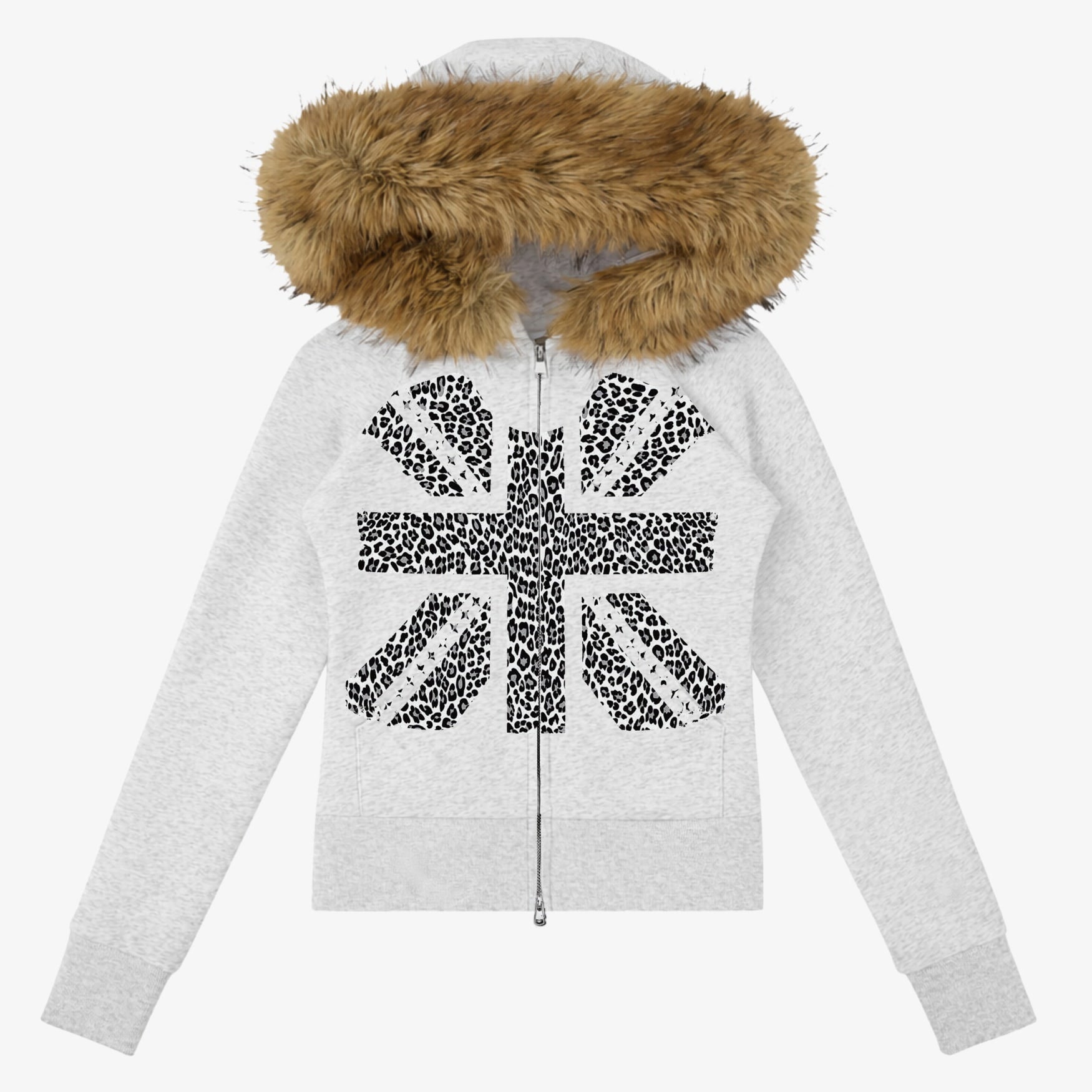 Leopard Fur Hoodie