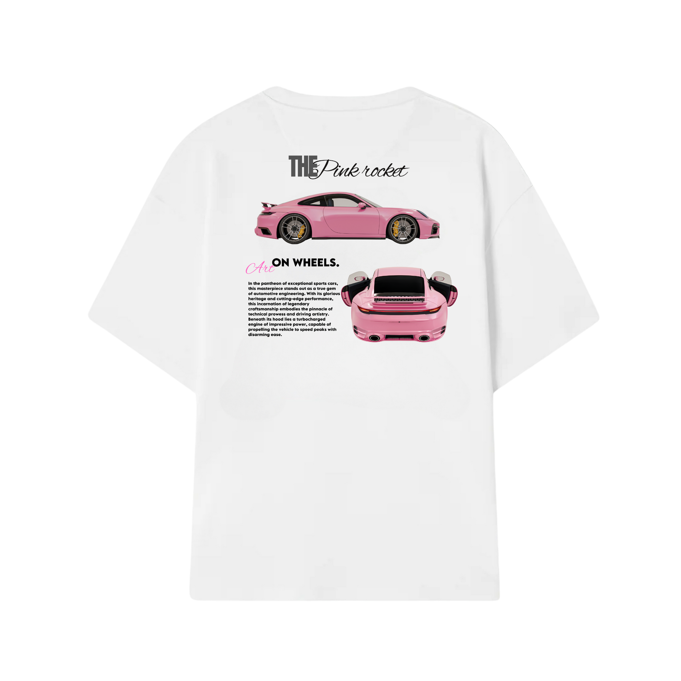 Pink rocket tee