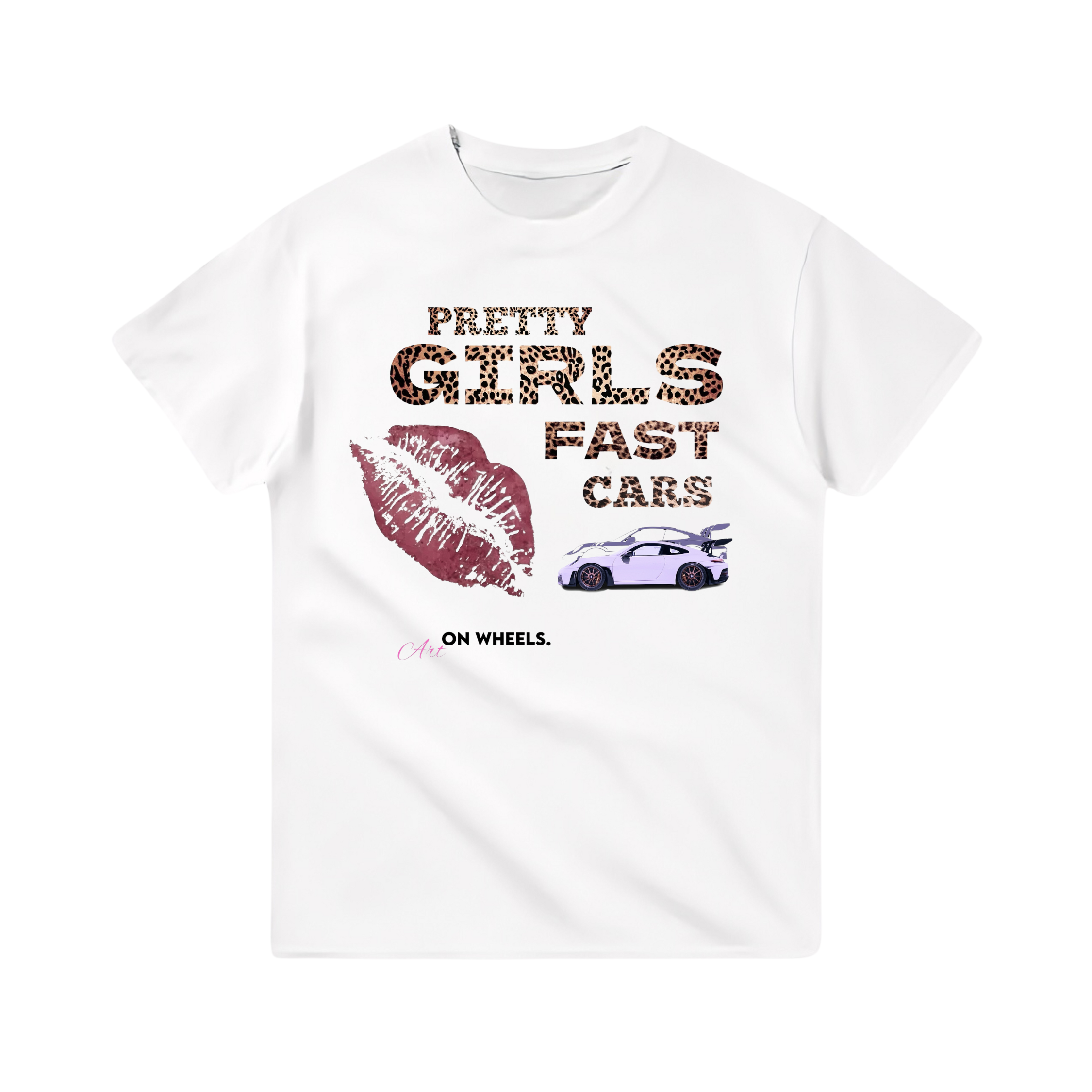 Pretty girls love fast cars tee