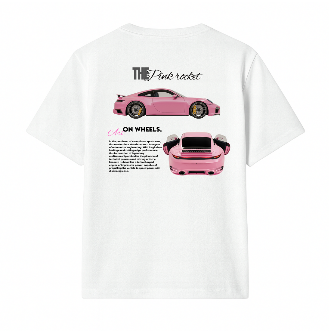 Pink rocket tee