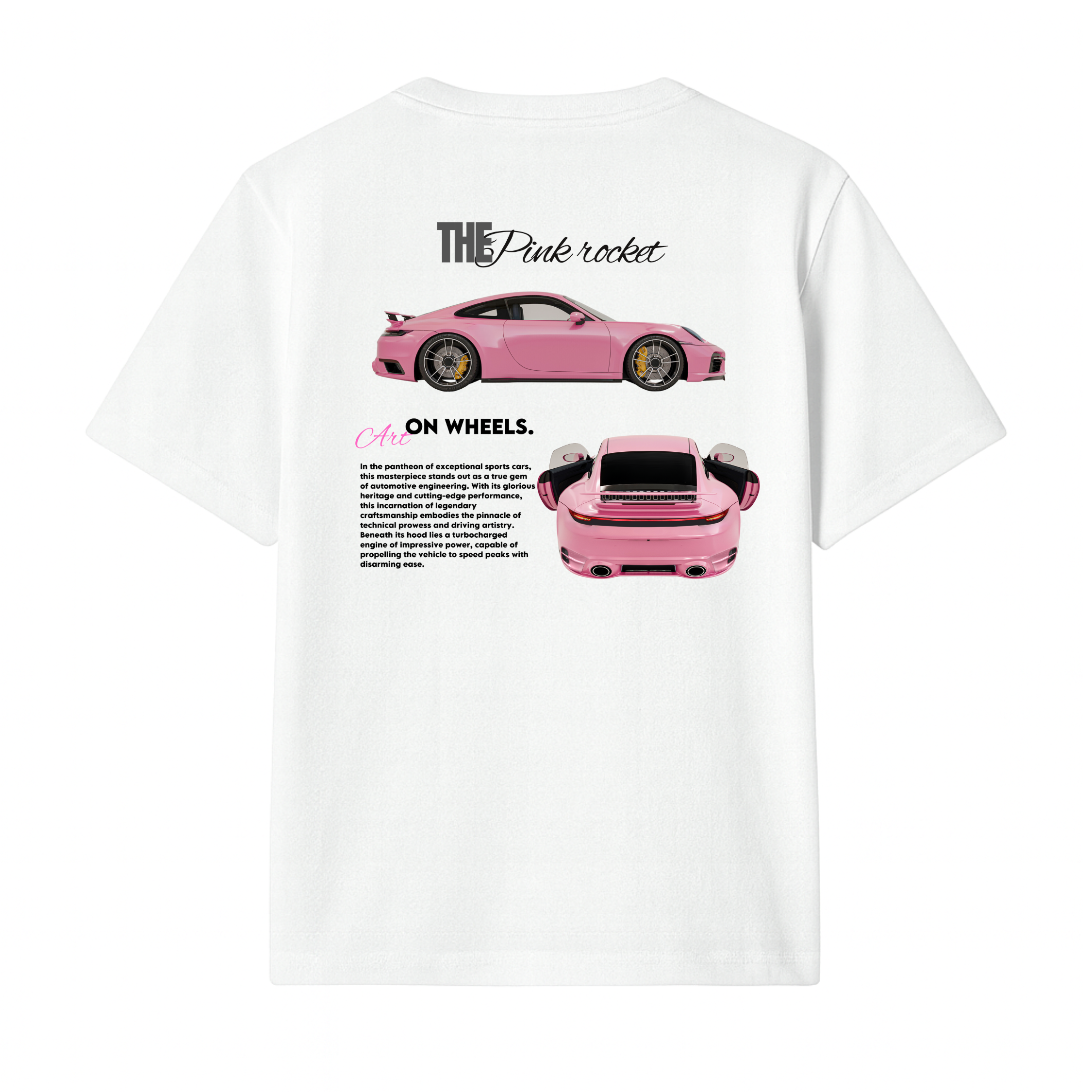 Pink rocket tee
