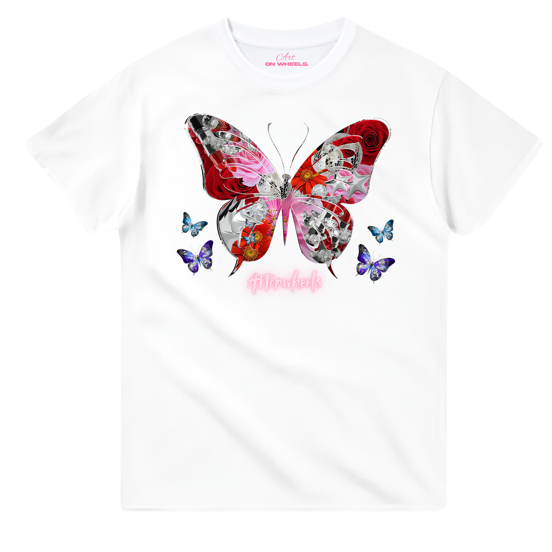 Fire butterfly tee