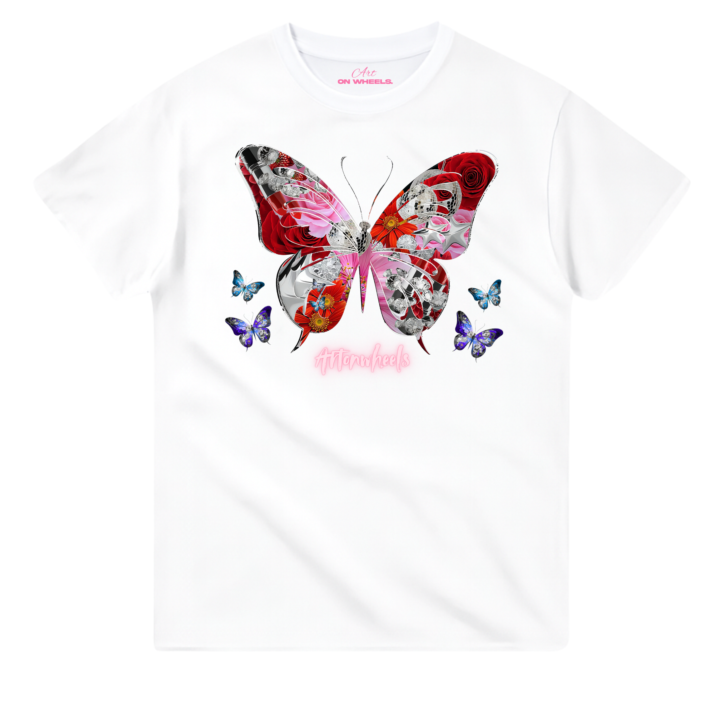 Fire butterfly tee