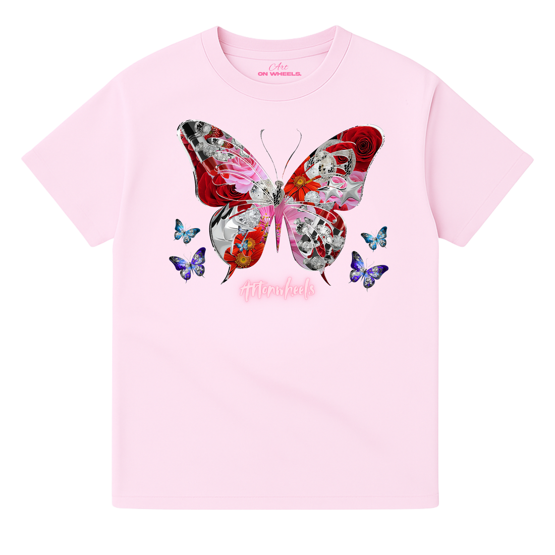 Fire butterfly tee