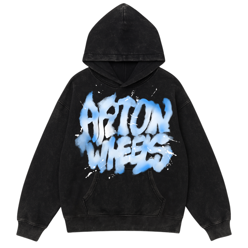 ARTONWHEELS Graff washed hoodie