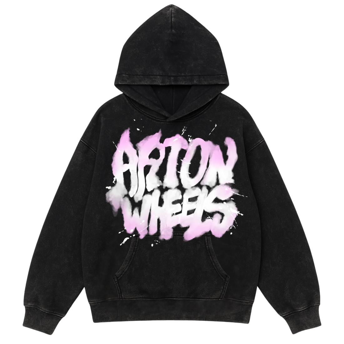 ARTONWHEELS Graff washed hoodie