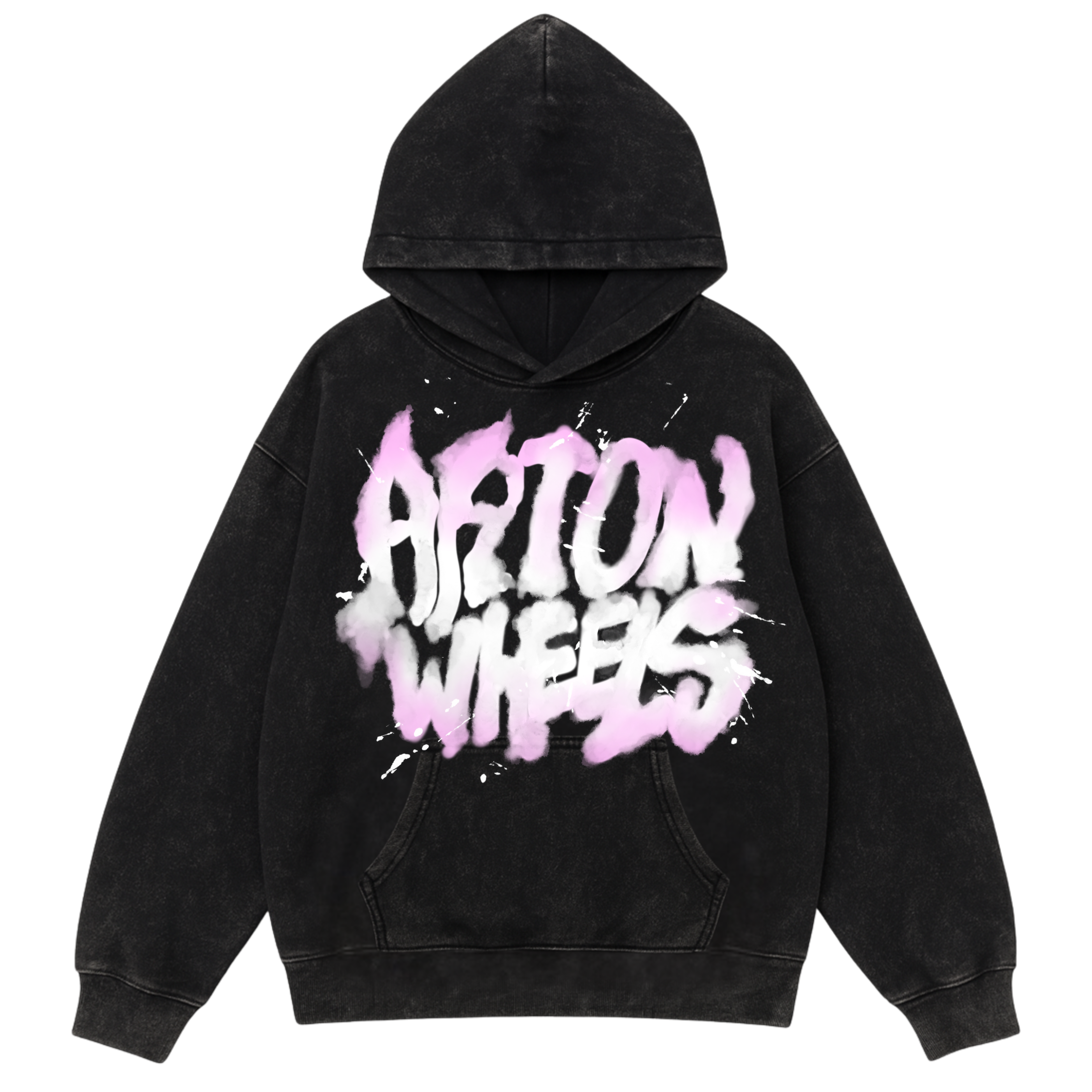 ARTONWHEELS Graff washed hoodie