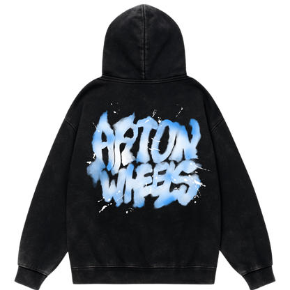 ARTONWHEELS Graff washed hoodie