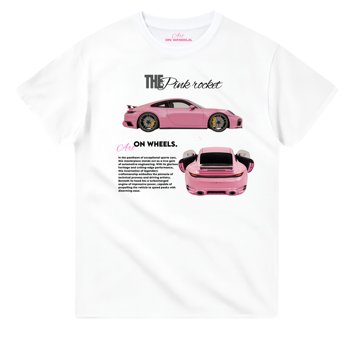 Pink rocket tee