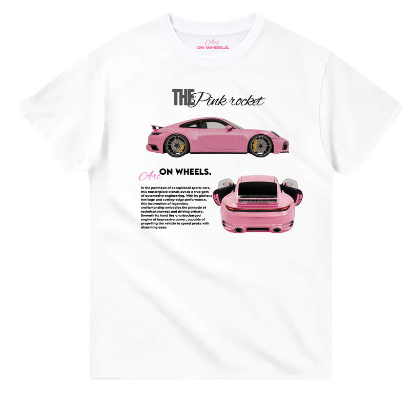 Pink rocket tee