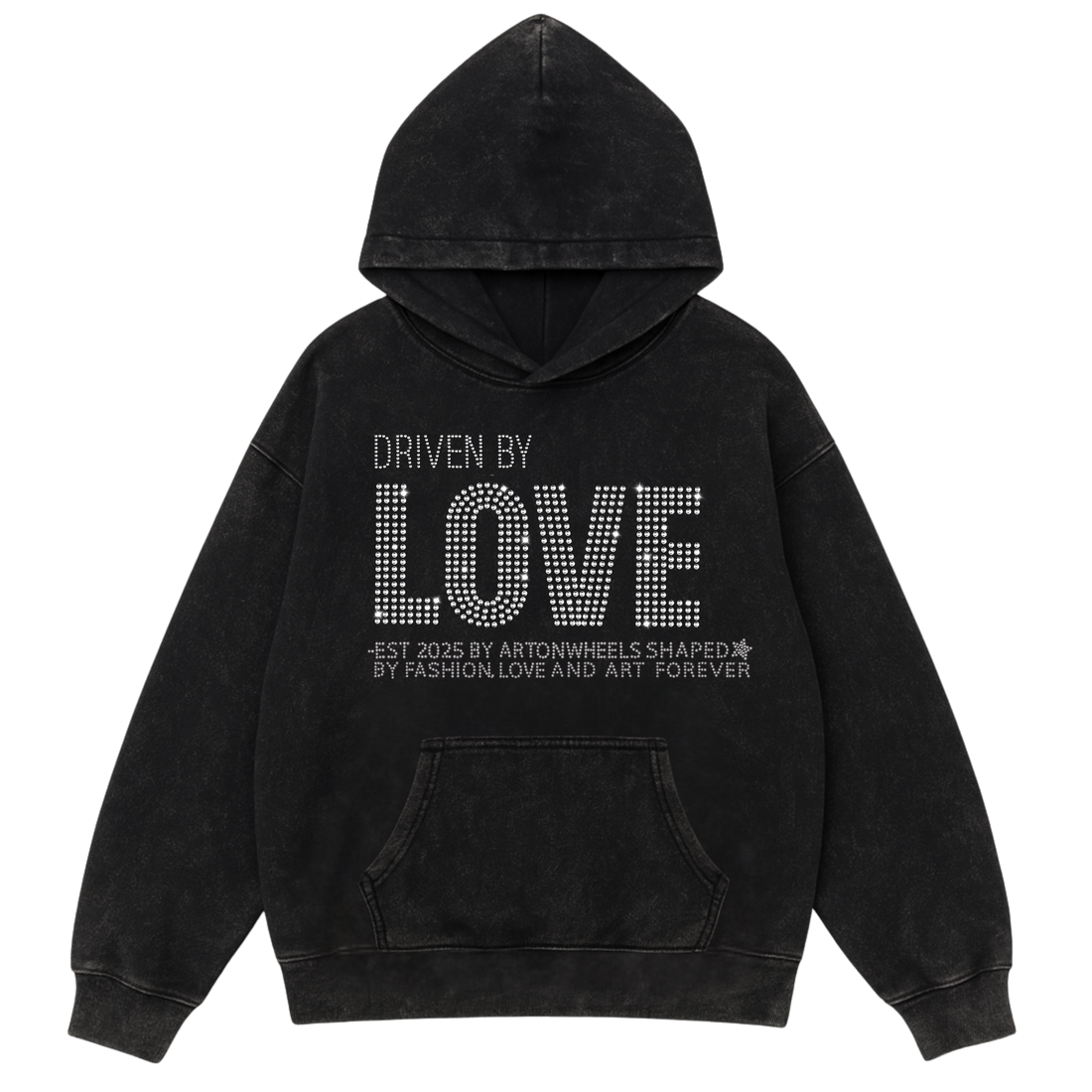 Driven by LOVE Rhinestone Hoodie