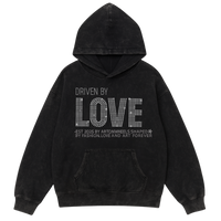 Driven by LOVE Rhinestone Hoodie