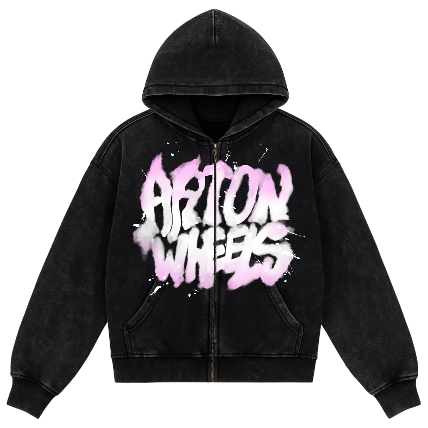 Graff Washed Zip Hoodie