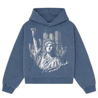 Blue NYC dream hoodie