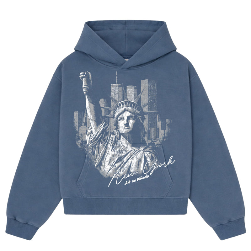 Blue NYC dream hoodie