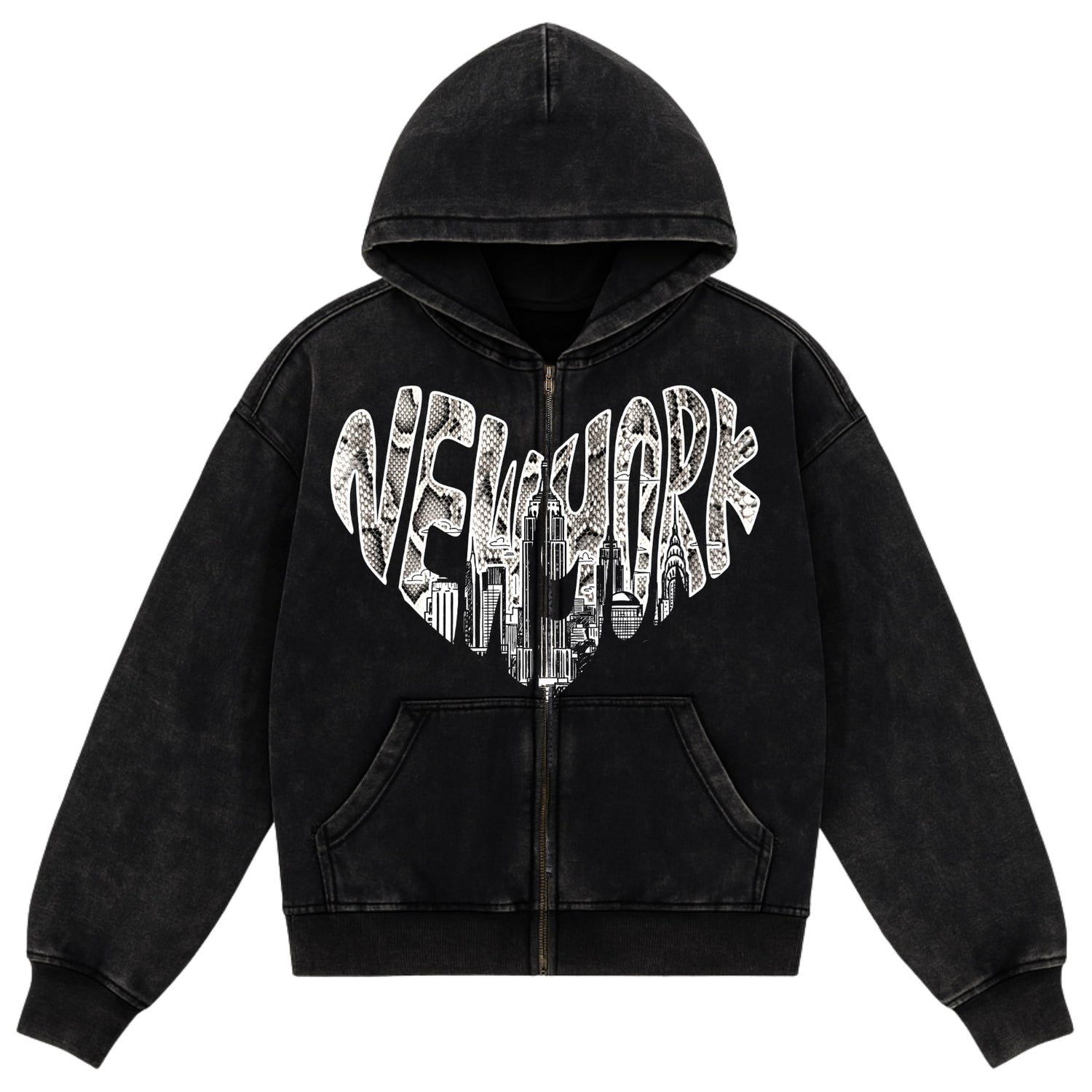 NYC Python Love Zip Hoodie
