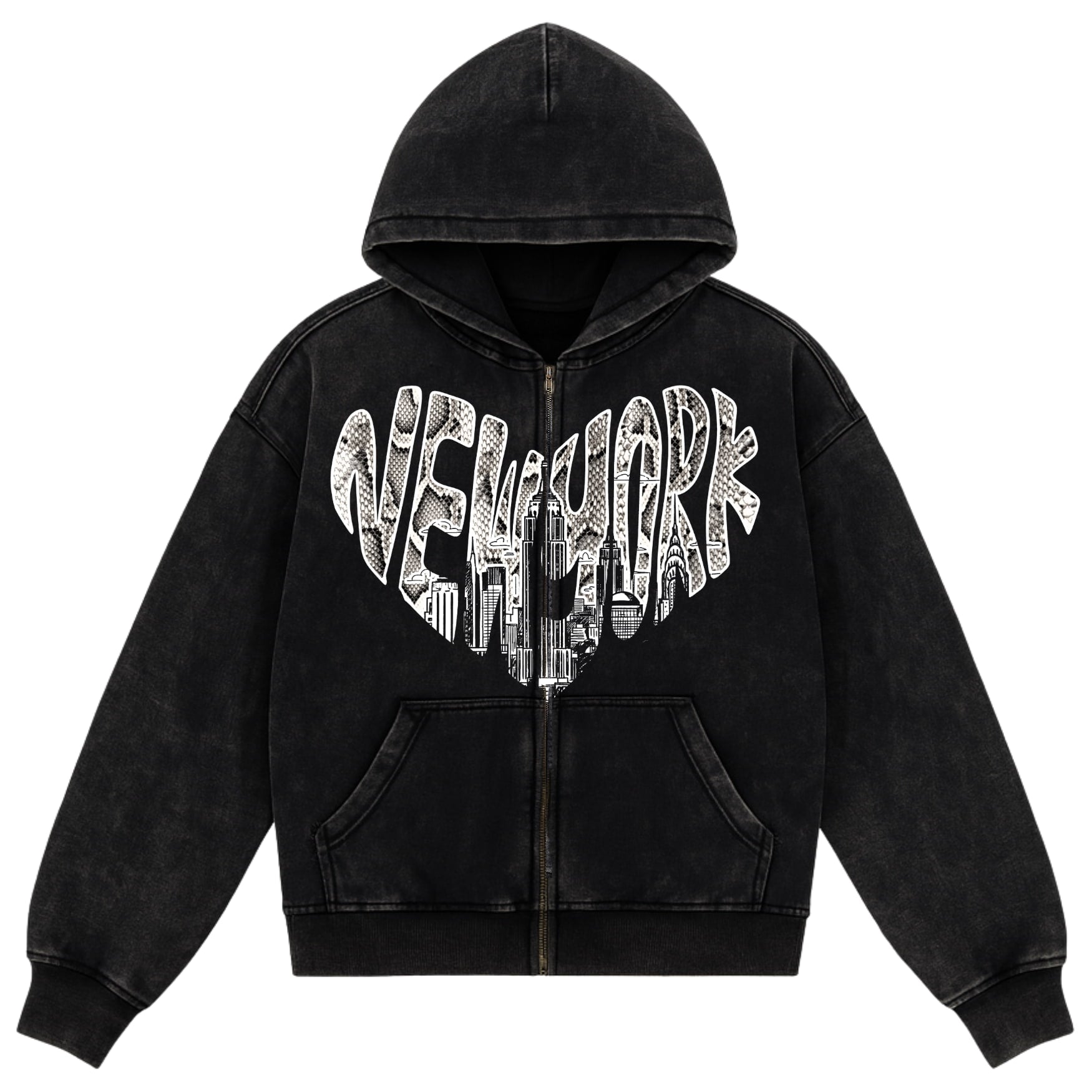 NYC Python Love Zip Hoodie