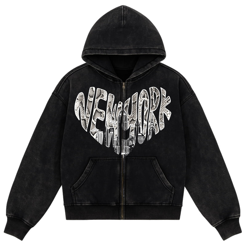 NYC Python Love Zip Hoodie