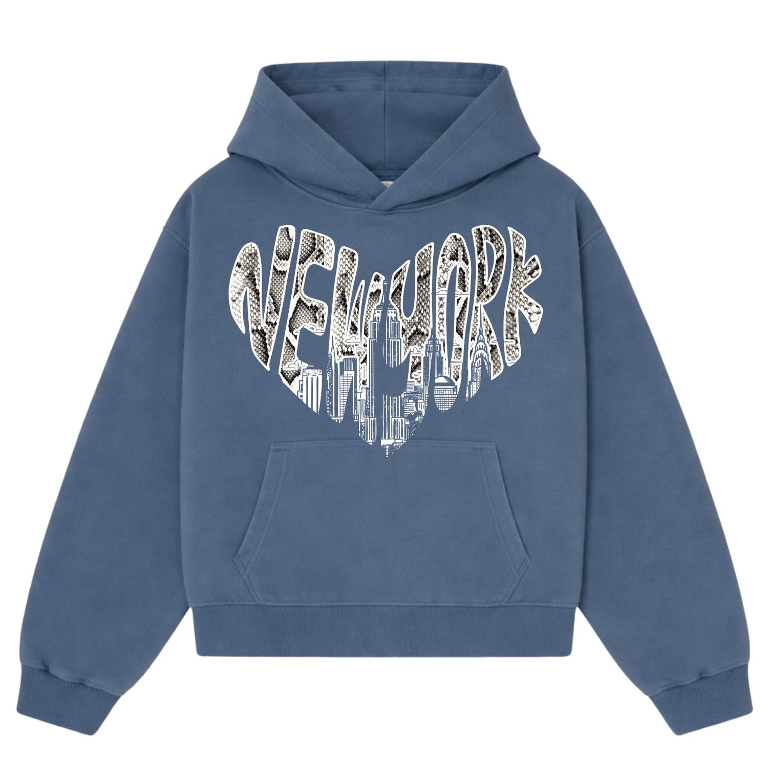 Blue Python Love Hoodie