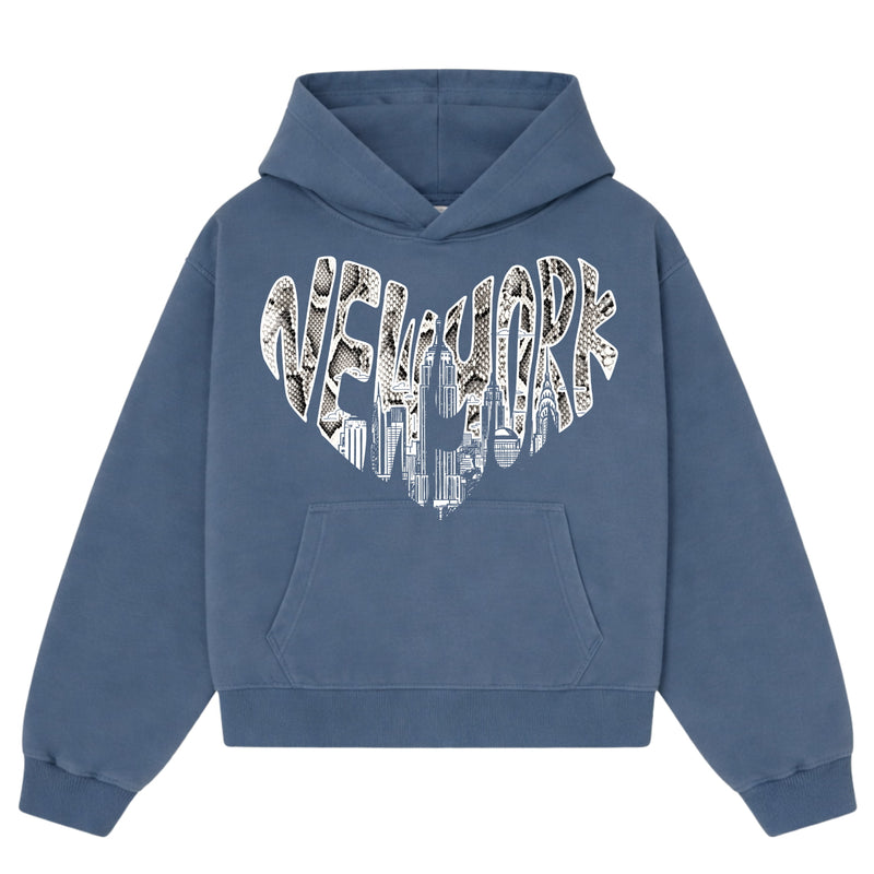 Blue Python Love Hoodie