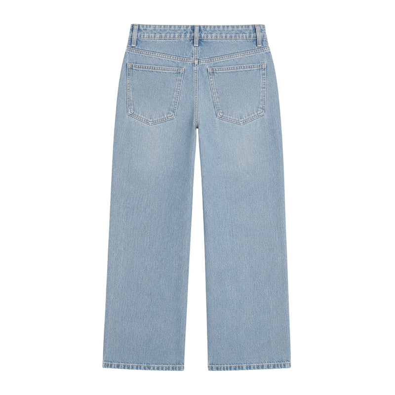 Low Rise Rhinestone Wings Jean