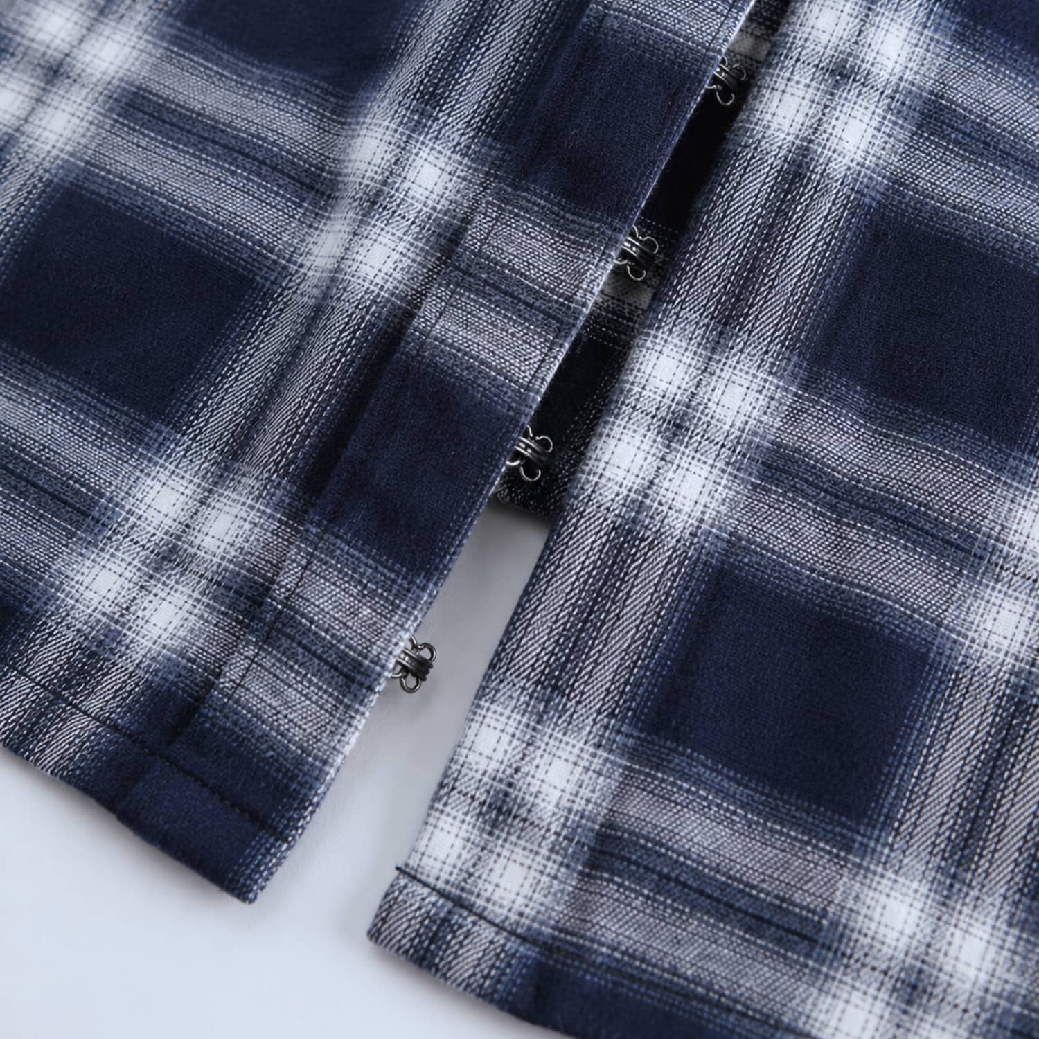 Blue Plaid Short Sleeve Shirt