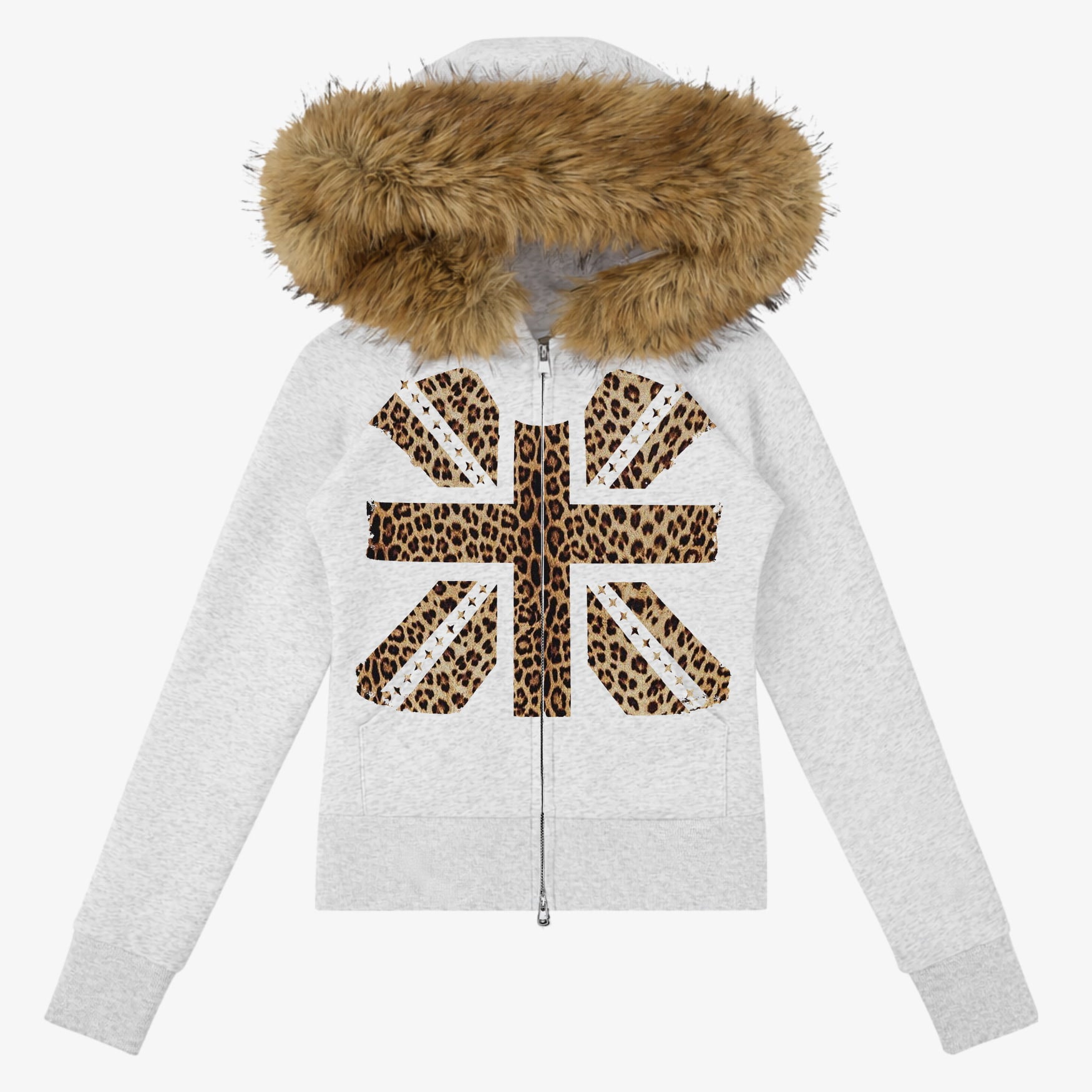 Leopard Fur Hoodie