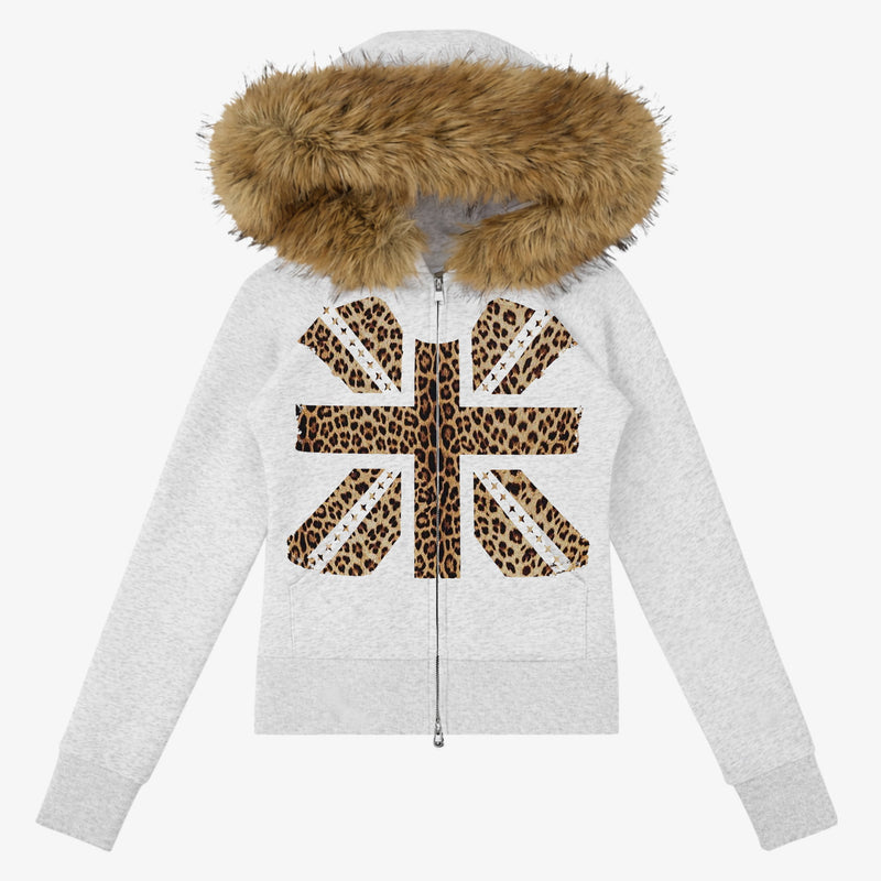 Leopard Fur Hoodie