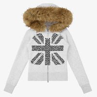 Leopard Fur Hoodie