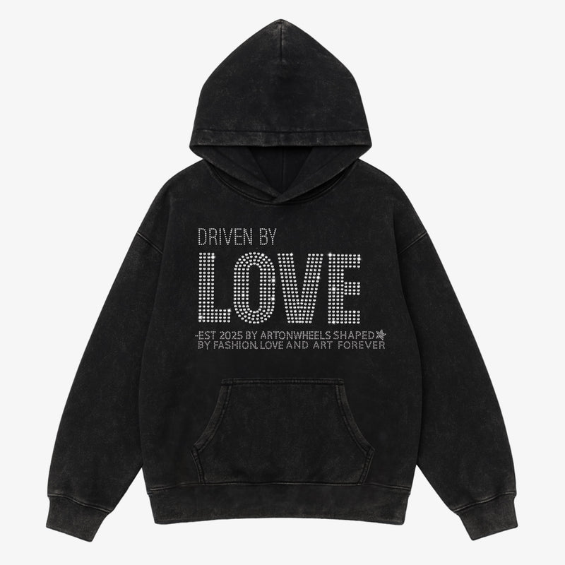 LOVE Rhinestone Hoodie