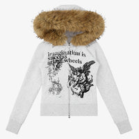 Nocturne Fur Hoodie
