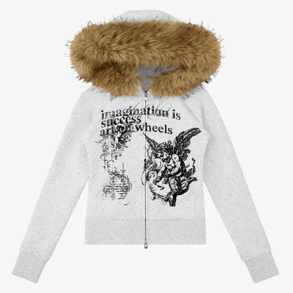 Nocturne Fur Hoodie