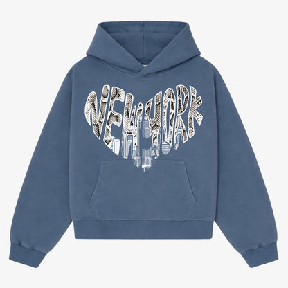 Blue Python Love Hoodie