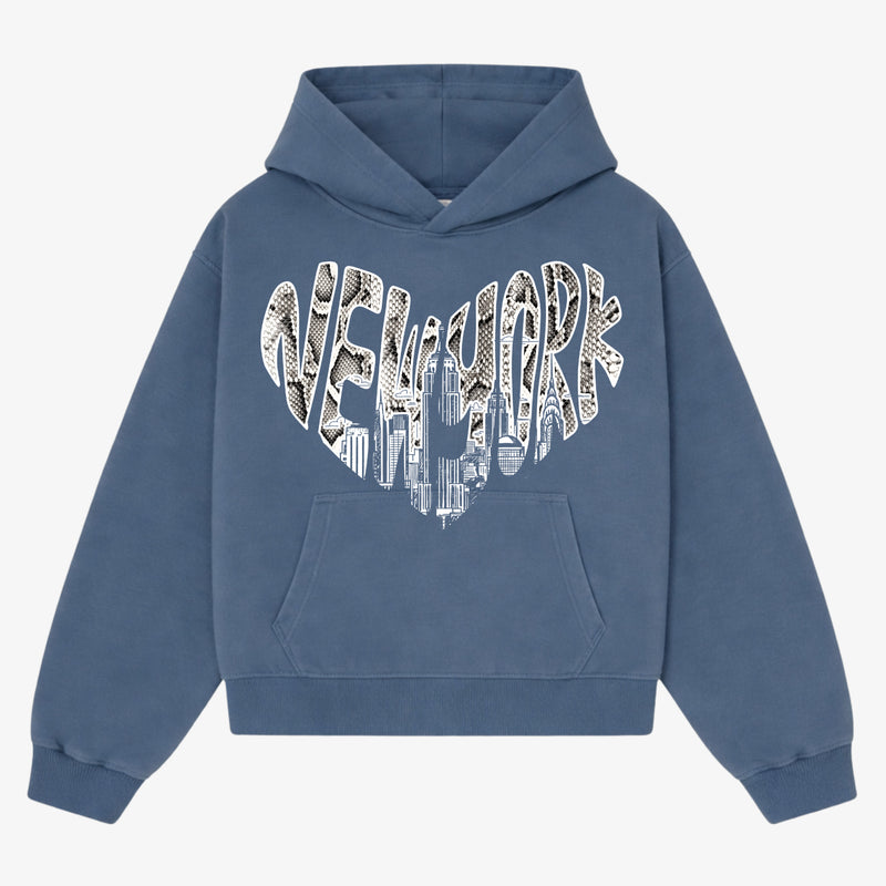 Blue Python Love Hoodie