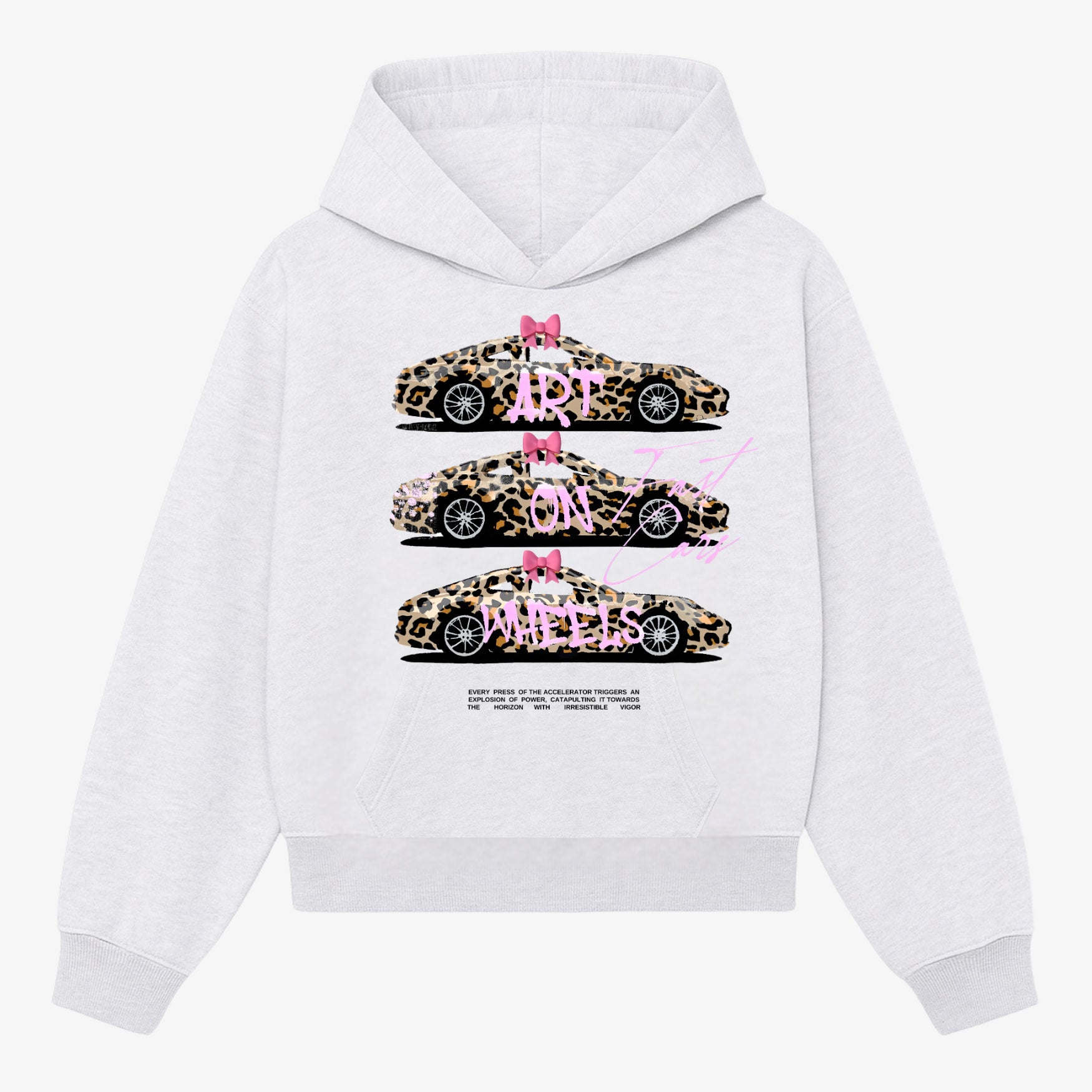 Grey Coquette hoodie