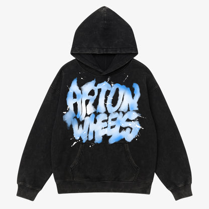 ARTONWHEELS Graff washed hoodie