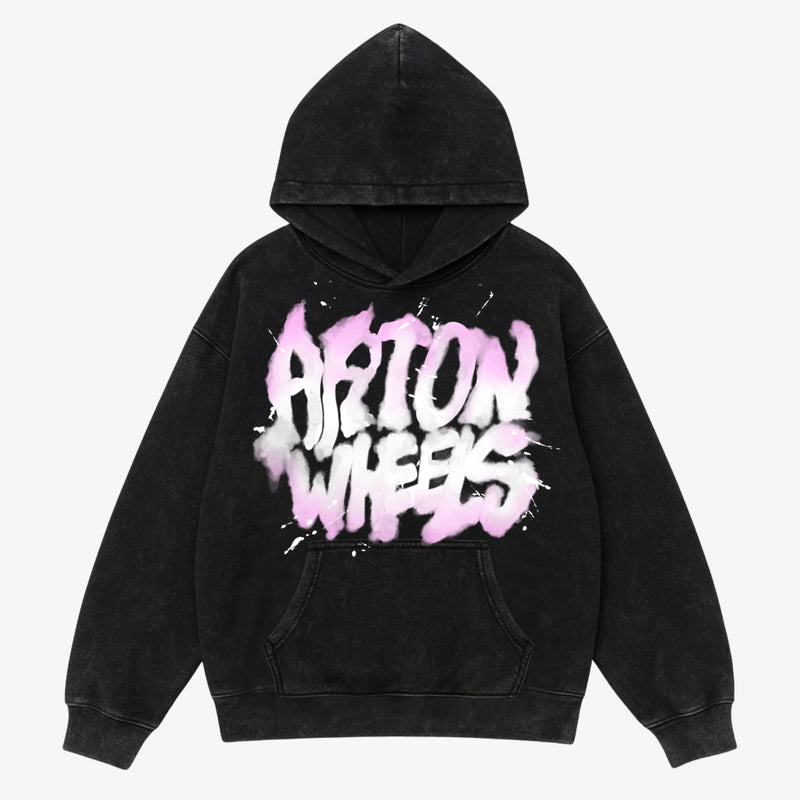 ARTONWHEELS Graff washed hoodie