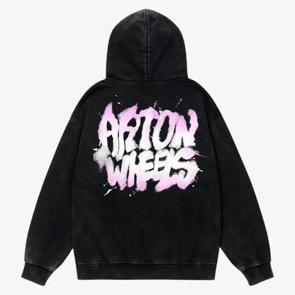 ARTONWHEELS Graff washed hoodie