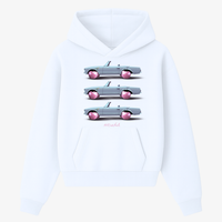 Blue Cherry Ride Hoodie