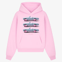 Blue Cherry Ride Hoodie
