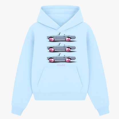 Blue Cherry Ride Hoodie