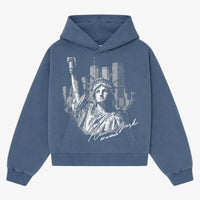 Blue NYC dream hoodie