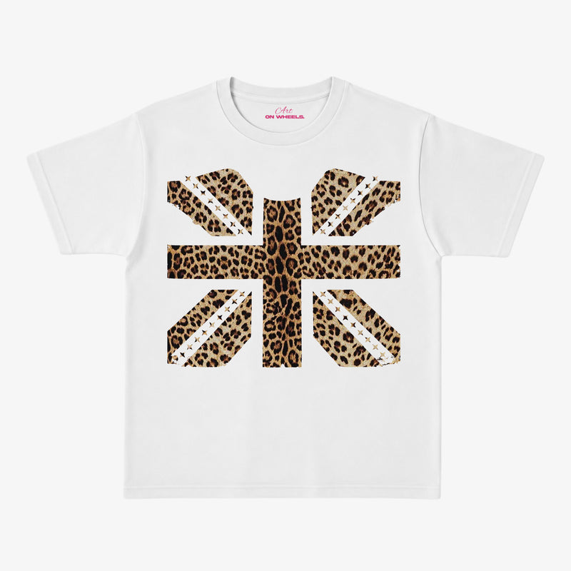 Leopard Flag Baby Tee