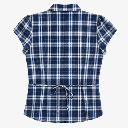 Plaid Short Sleeve Shirt