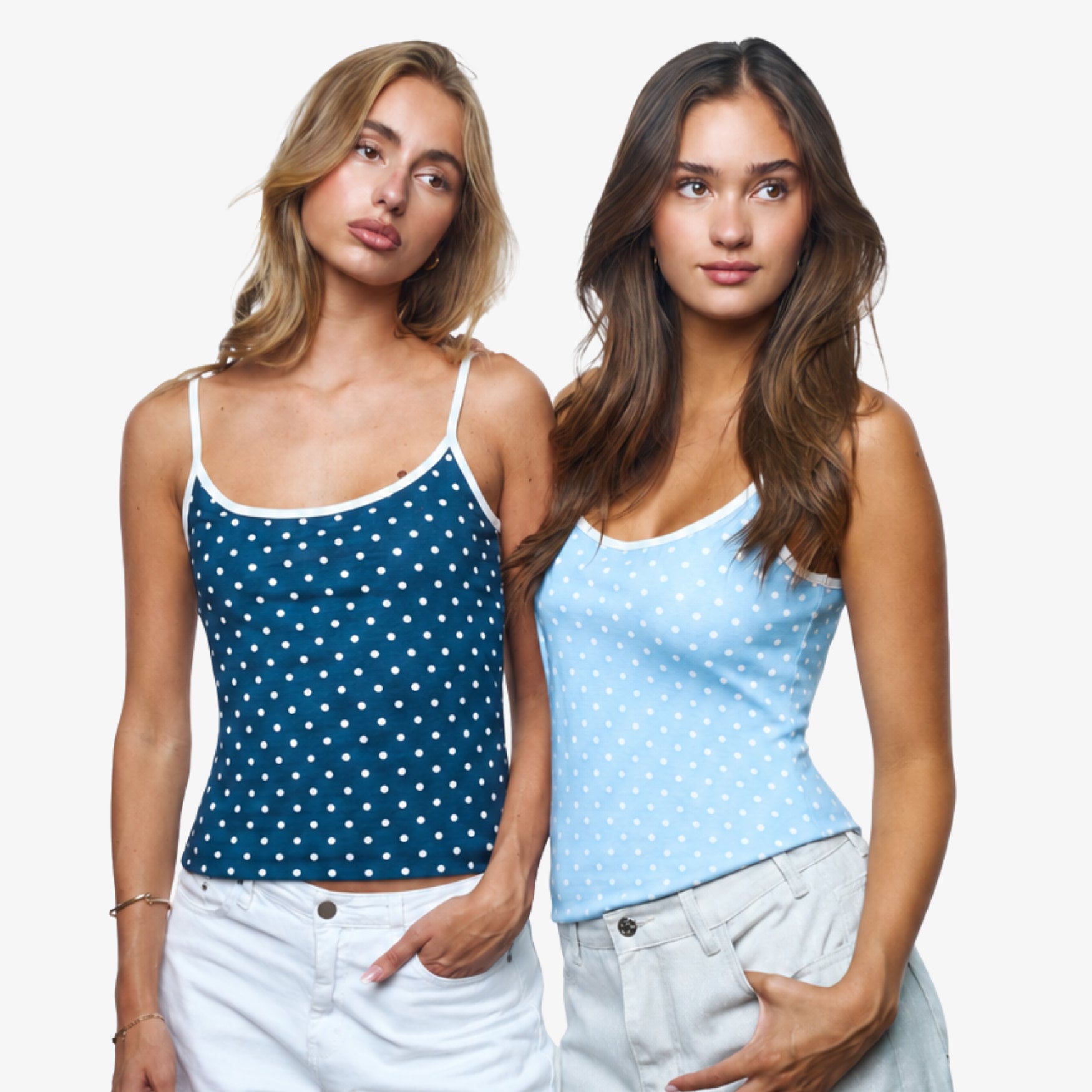 Polka Dott Reversible Tank Top