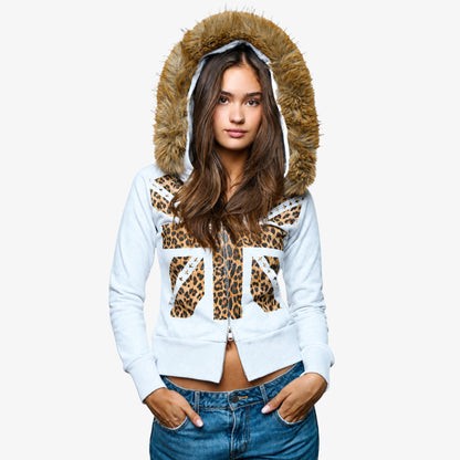 Leopard Fur Hoodie