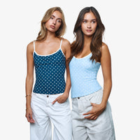 Polka Dott Reversible Tank Top